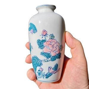 Vintage Porcelain Floral Bud Vase